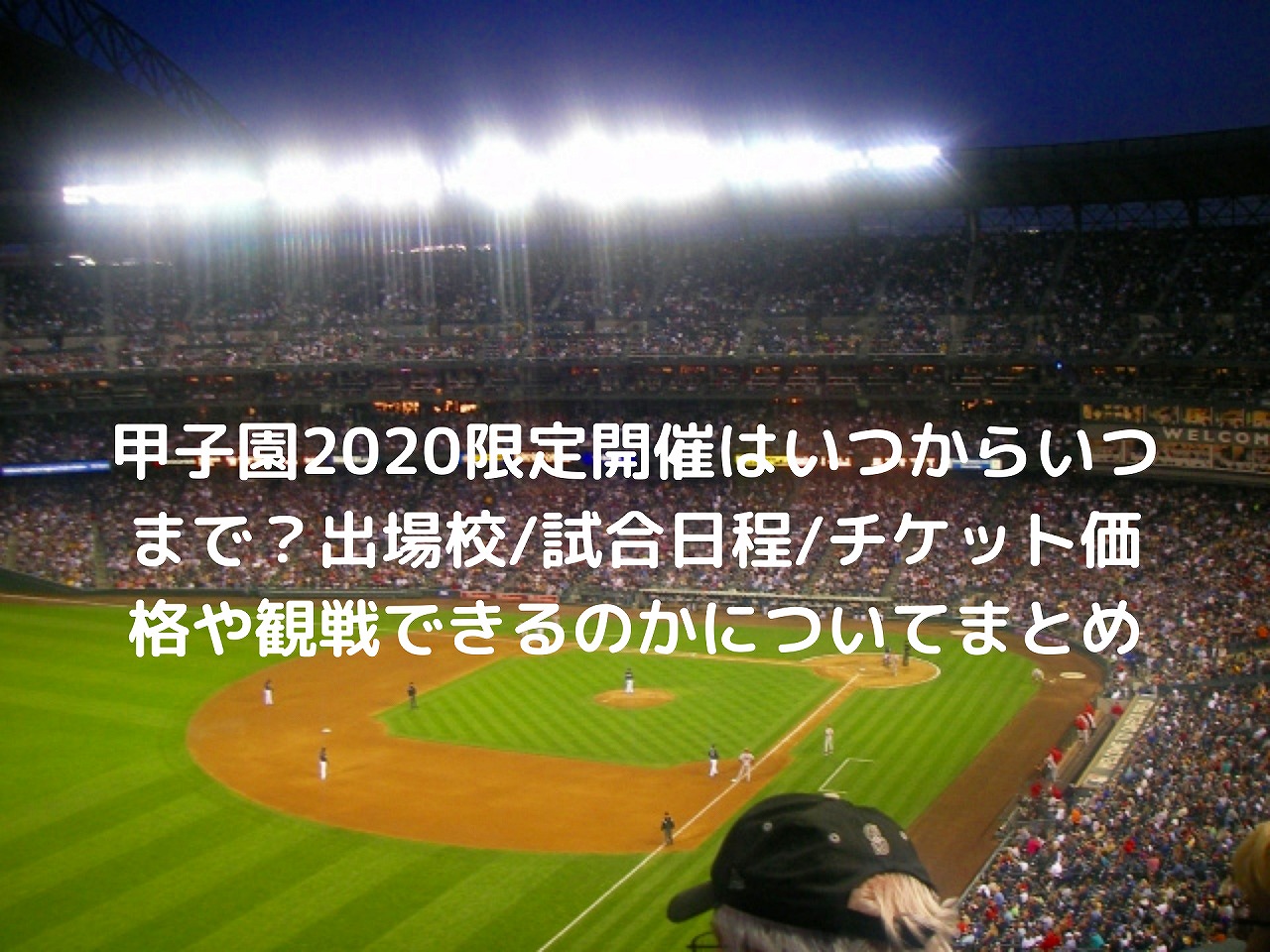 甲子園限定開催はいつからいつまで 出場校 試合日程 チケット価格や観戦できるのかについてまとめ Popeye Sports Live